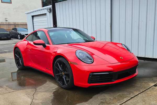 Porsche Collision Repair: Red Carrera