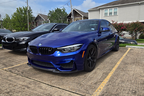 BMW Collision Repair: Blue M3